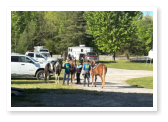 people meeting before a ride